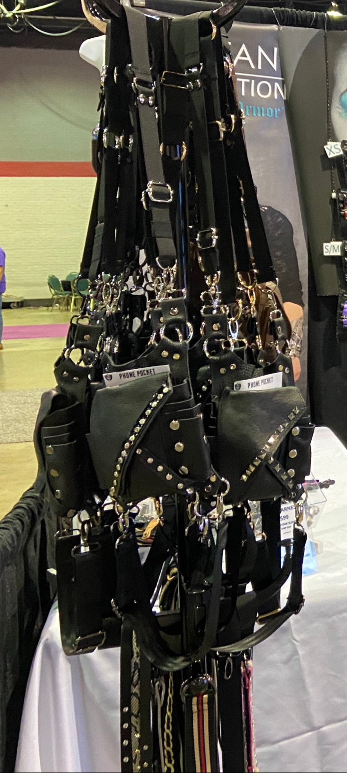 Concealed Carry Leg Bag // Gold Concealed Carry Purse // Etsy