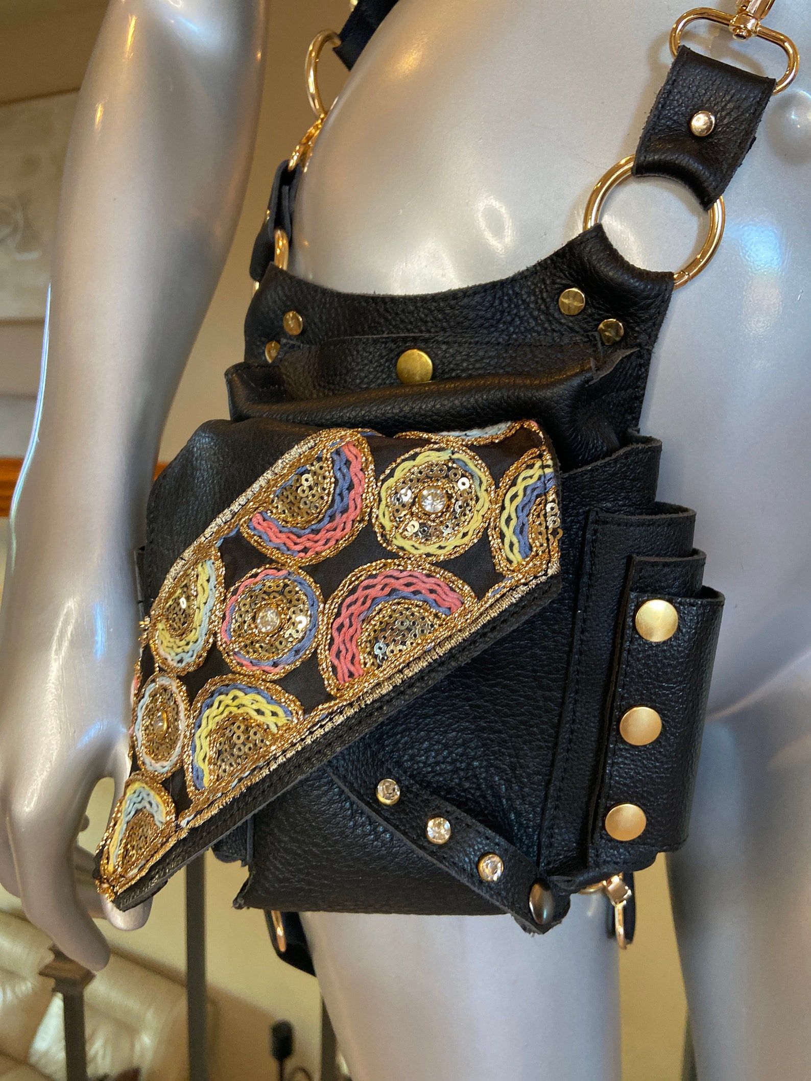 Concealed Carry Bag // Concealed Carry Leg Harness // Fanny Etsy