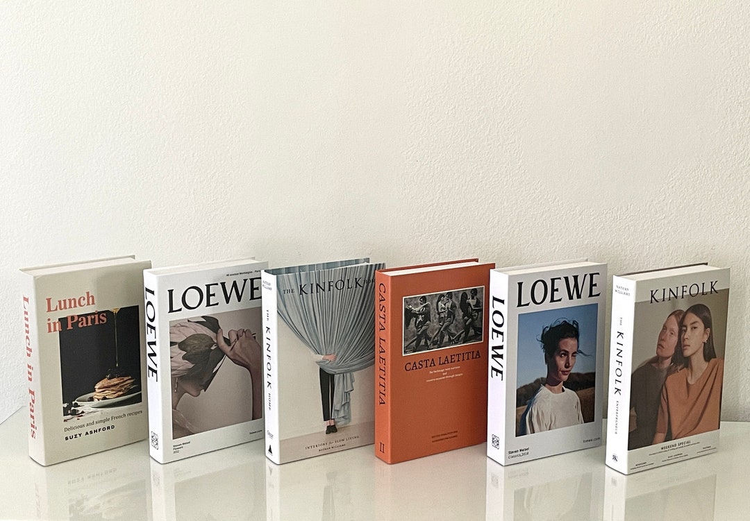 Decorative Coffee Table Books / Luxury Display Decor Book Sets Etsy