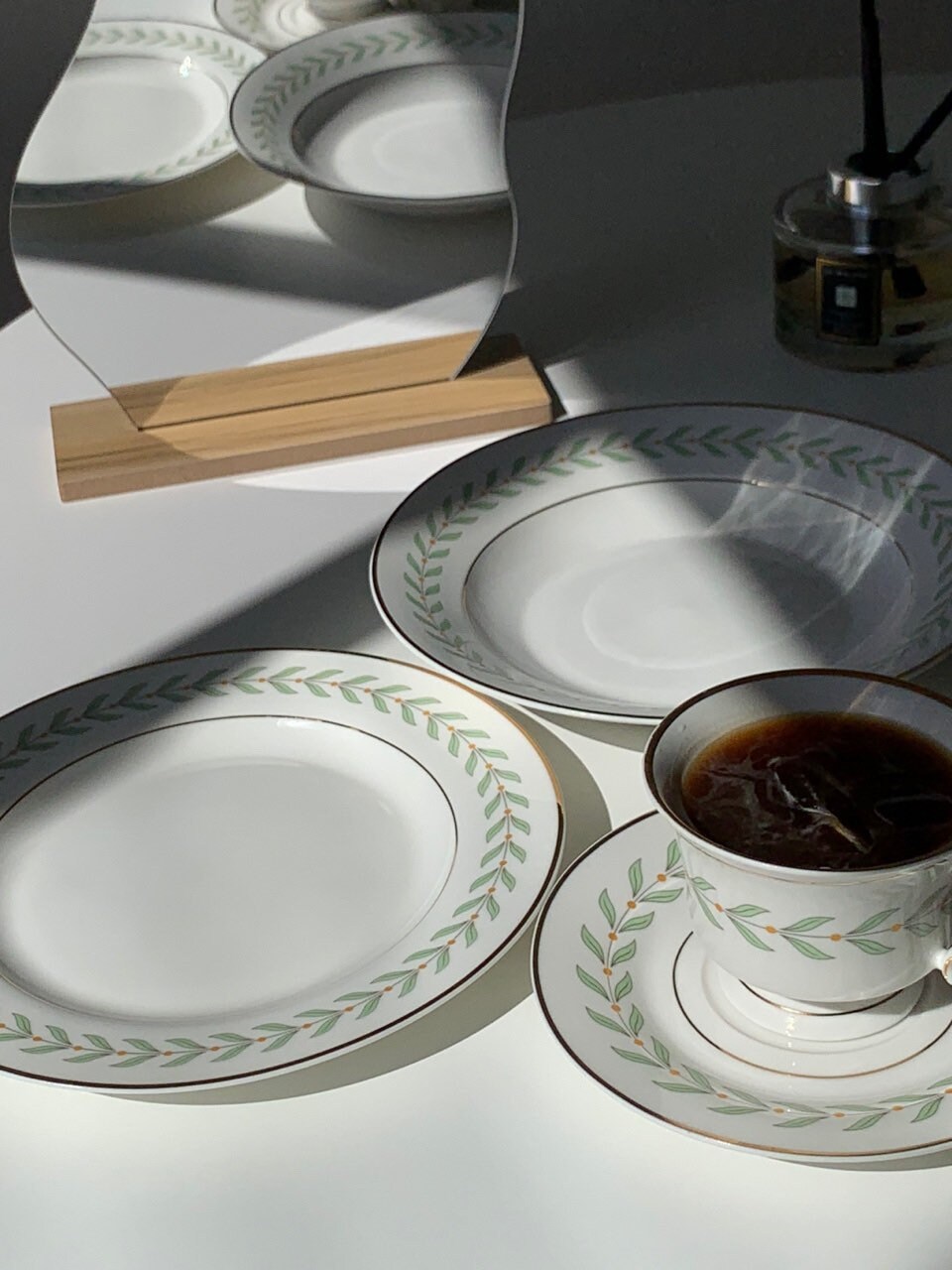 gold plated dishes