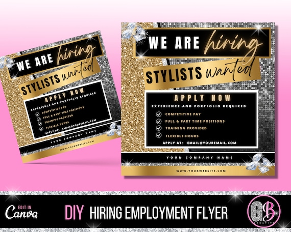 Now Hiring Flyer Template Social Media Flyer Business - Etsy Now Hiring Flyer Template Social Media Flyer Business - Etsy