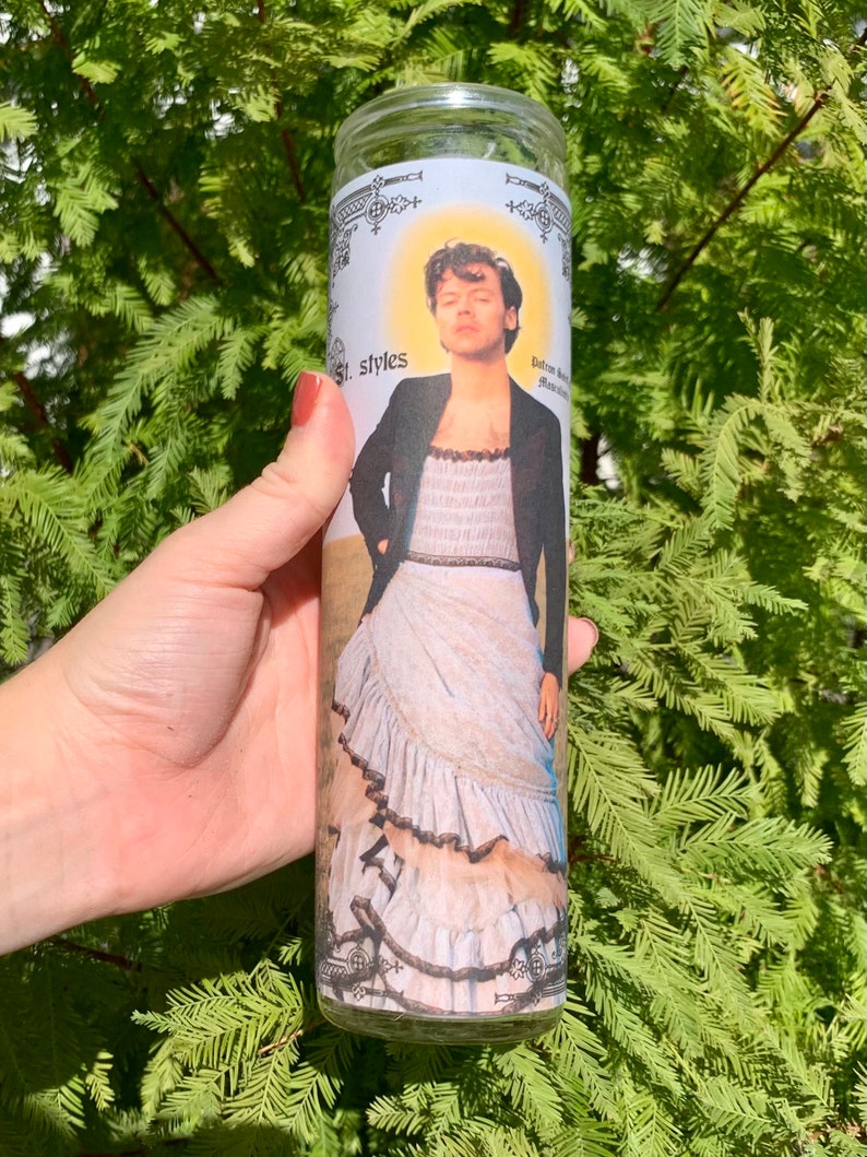 Harry Styles Prayer Candle Ecofriendly Etsy UK