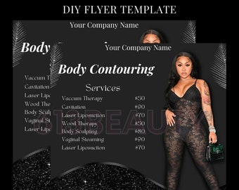 Body Contouring Flyer Social Media Flyer Body Contouring Template