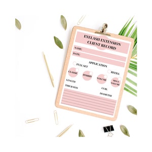 Registro de cliente de extensión de pestañas