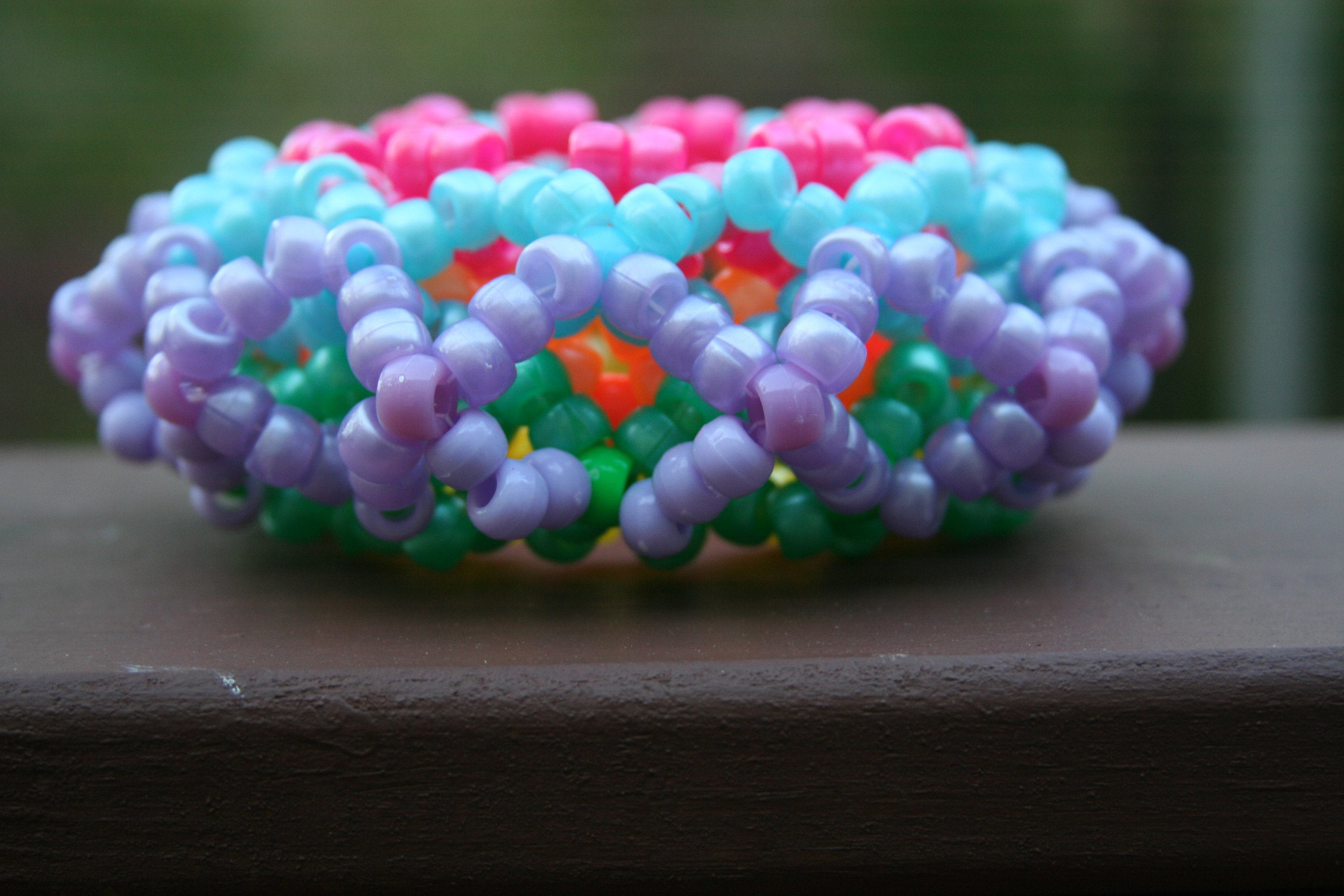 Rainbow UFO Kandi Cuff UFO Cuff Rainbow Cuff Kandi Cuff Etsy