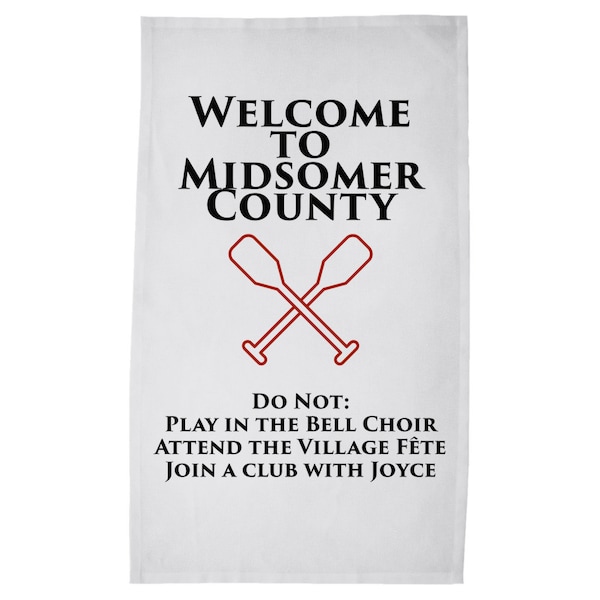 Midsomer Murders, Welcome to Midsomer Tea Towel