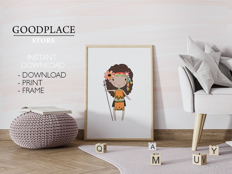 Tribal prints Set of 3 nursery wall art prints Girls Room Decor Playroom Posters 8x10 |16x20 Boho nursery wall art Childrens Art