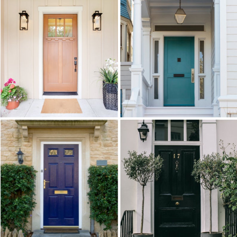 FRONT DOOR Paint Color Consult, Custom Exterior Front Door Consult ...