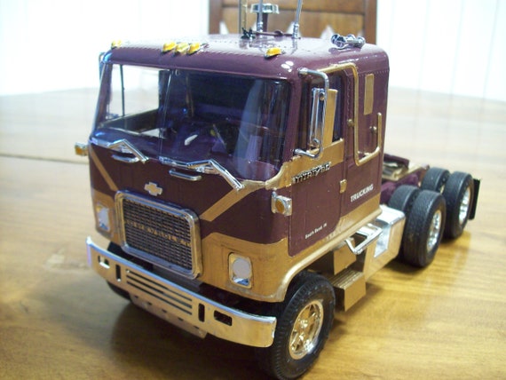 Scale Model Built Semi Truck Etsy UK