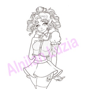 Isabelle ACNH &lt;3 - Digital Colouring Page (png)