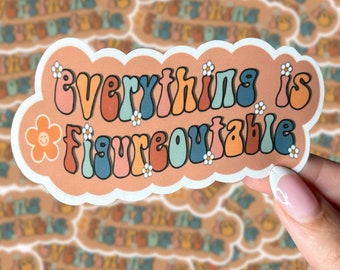 Positivity Sticker, Anxiety Sticker, Mental Health Matters Sticker, Waterproof Sticker, Laptop Sticker, Water Bottle Sticker, Motivational