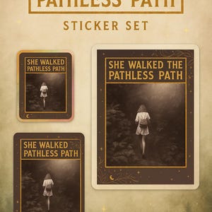 Pathless Path Sticker Bundle – Vinyl, Holographic & Sticker Sheet Set