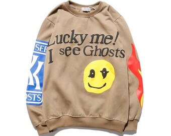 Lucky Me I See Ghosts Felpe con Cappuccio