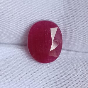 3.20 ct Certified Oval Ruby: Fine Quality Loose Gemstone