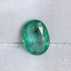 Beautiful Green Emerald Oval, High Grade Luster Emerald, labor Day sale, 2 Carat Top Quality Zambian Emerald for jewelry, Untreated Emerald