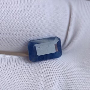 Zafiro azul marino real, sin calentar ni tratar, 2,90 quilates, Madagascar. Piedra preciosa para joyería, colgante, anillo, regalo para el Día de la Madre.