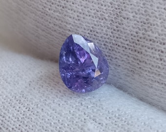 Natural Tanzanite Oval Cut 1.50 Carat Tanzanite Pear Faceted Ring Stone Tanzanite Faceted Gemstone Jewelry Making Size 7x5.8 MM