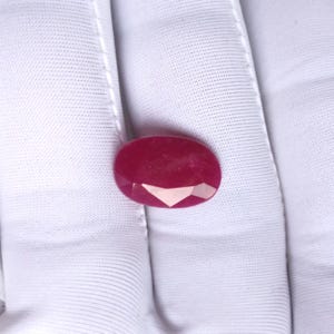 Natural Red Ruby Loose Stone 4.50 Carat | Unheated Untreated Ruby Stone | Old Mine Ruby | Pigeon Red Ruby For Jewellery | Certified Ruby