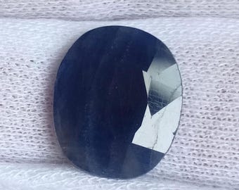 7,45 karat djupblå Madagaskar-safir: AAA-ädelsten