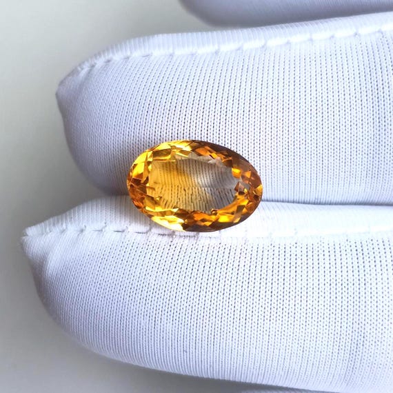 Lot De 3 Citrines Du Brésil – 2,85 Carats, Taille Cabochon, Clarté WS1