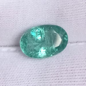 Natural Emerald Oval Cut Loose Gemstone, Zambian Emerald, 3.12 Carat Emerald Oval, May Birthstone   Certified Emerald Oval 11.5x7.8 MM