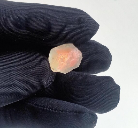 15.90 Carat Madagascar Moonstone: Raw Copper-Gold Fire Gemstone