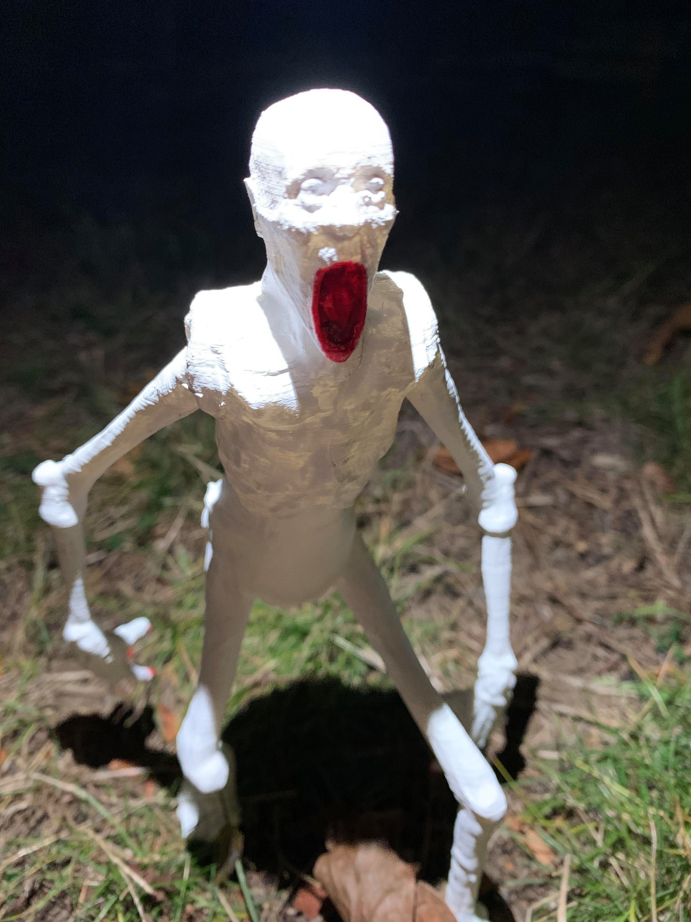 Scp 096 Figure Shy Guy Scp Foundation 9 Statuette Tall Etsy