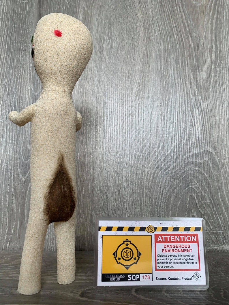 SCP-173 Figure, SCP Foundation The sculpture peanut 9" Statuette Figur...