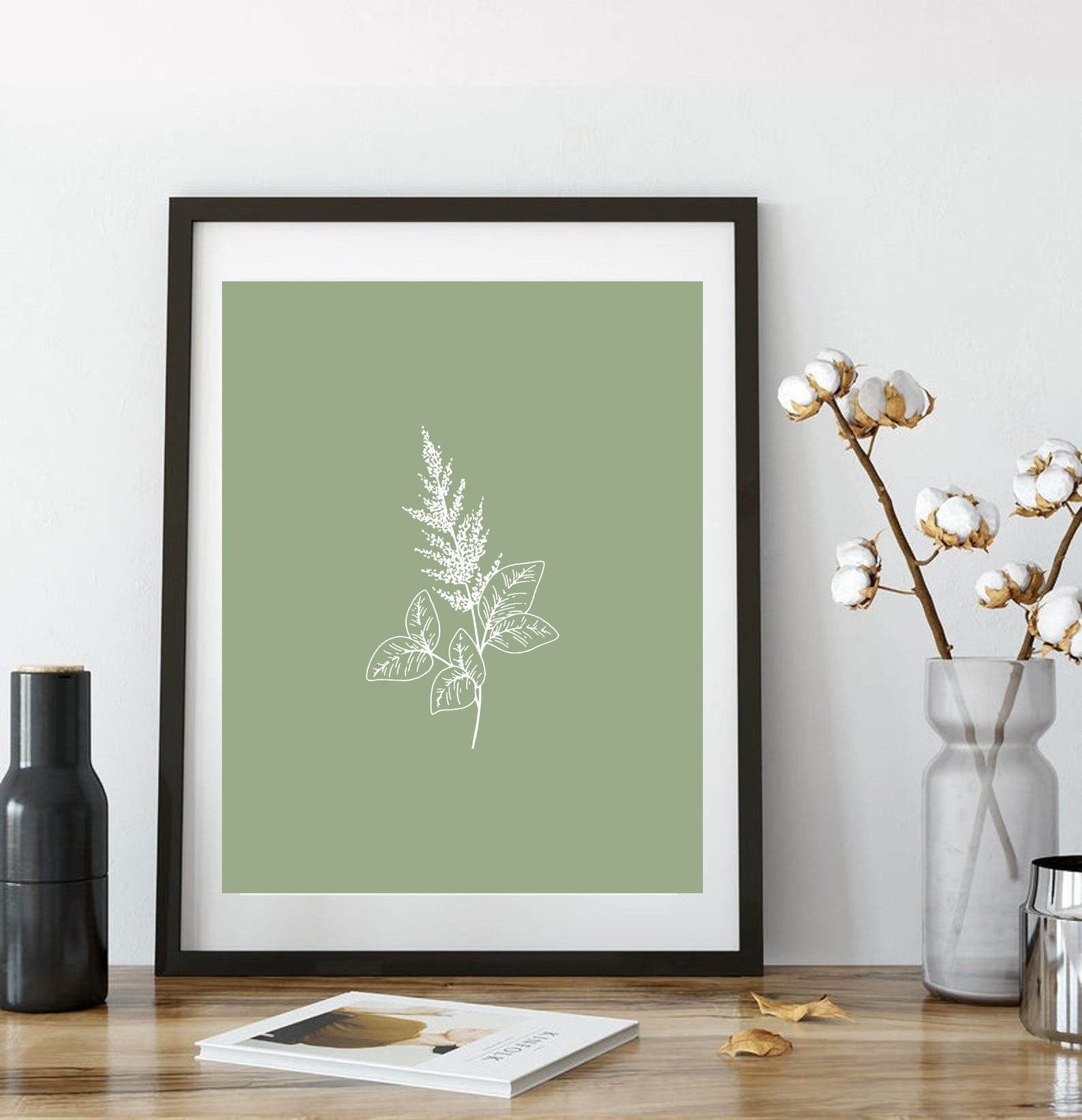 Digital Prints Sage Green Prints Green Wall Art Botanical | Etsy