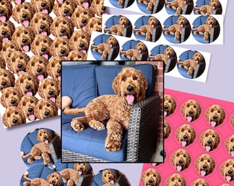 Parche médico personalizado con foto de perro / Parche con sensor CGM con foto de mascota / Regalo para diabéticos para mamás de perros / Parche personalizado para perros