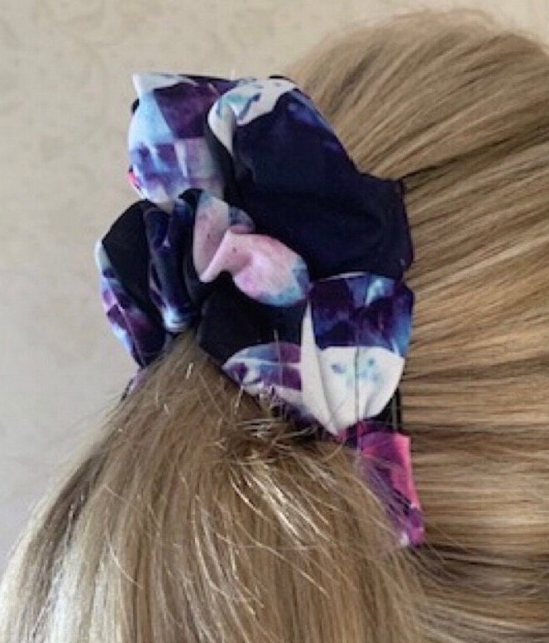 Hairgem deep Purple Jewels Material Double Hair Combs Etsy UK