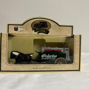 Vintage Days Gone Chevron Commemorative Die Cast Model Polarine for Motor Cars in Original Box