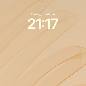 2 IPad wallpapers neutral background beige cream aesthetic writing gradient colorful instant download JPG digital file