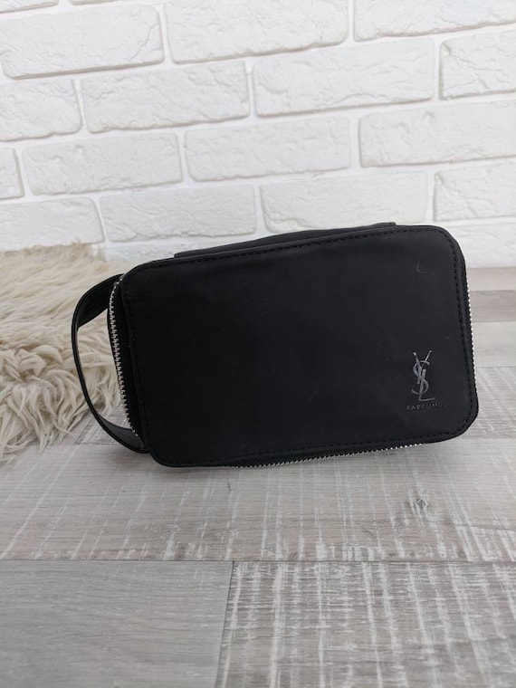 Vintage YSL Black Cosmetic Bag