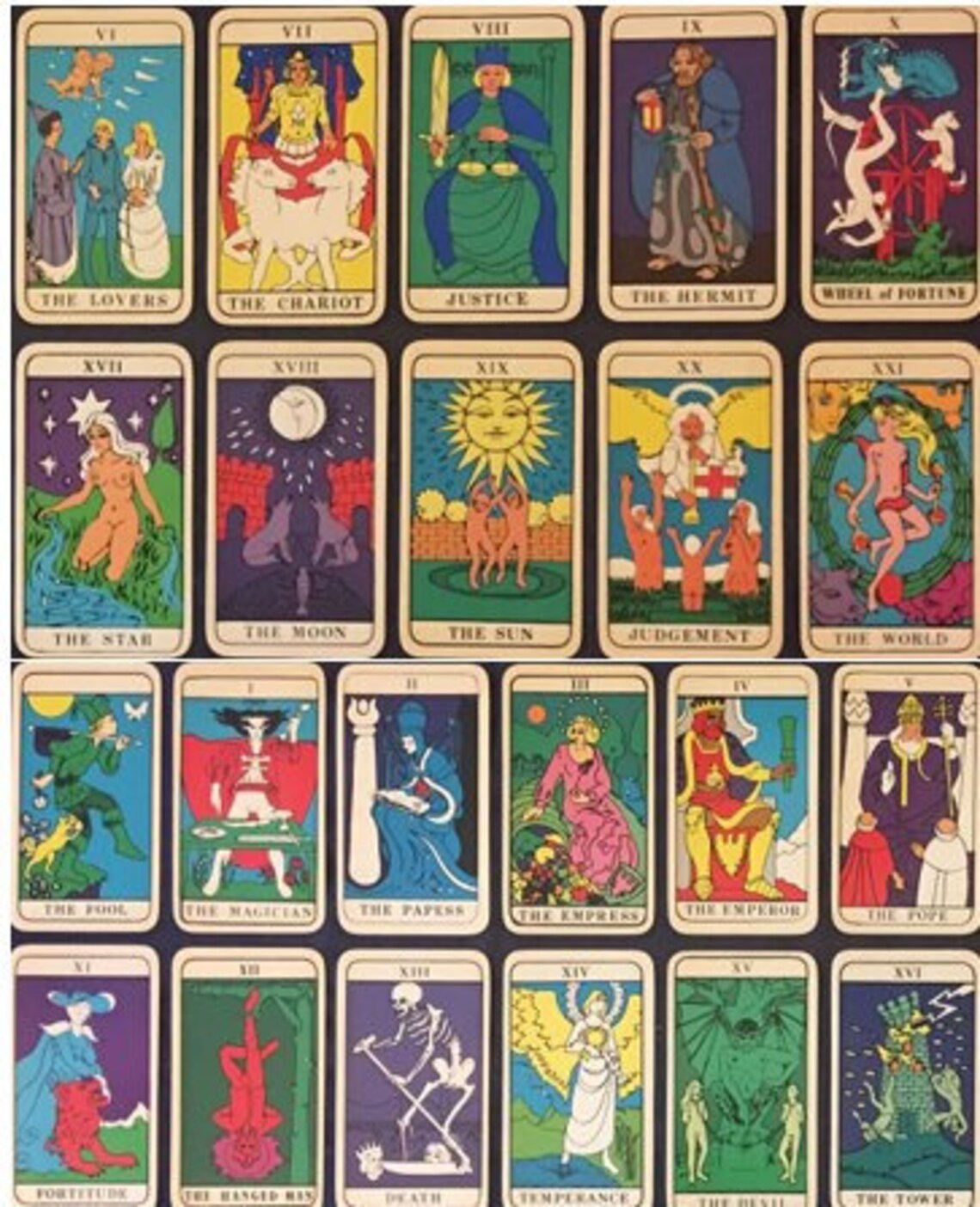 Sheridan Douglas Tarot Cards first Edition Etsy