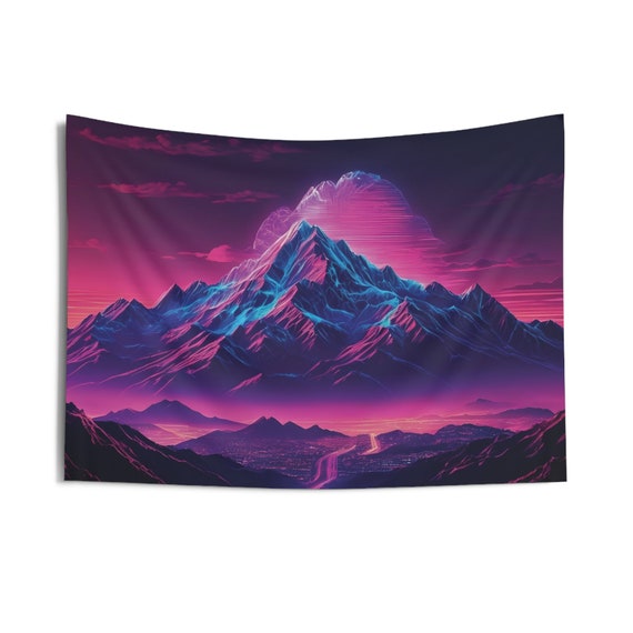 Synthwave tapestry sale