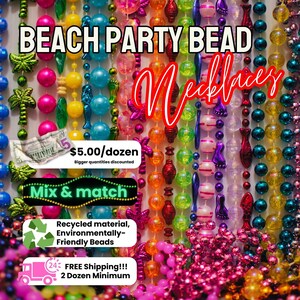 Beach Party Bead Necklaces
