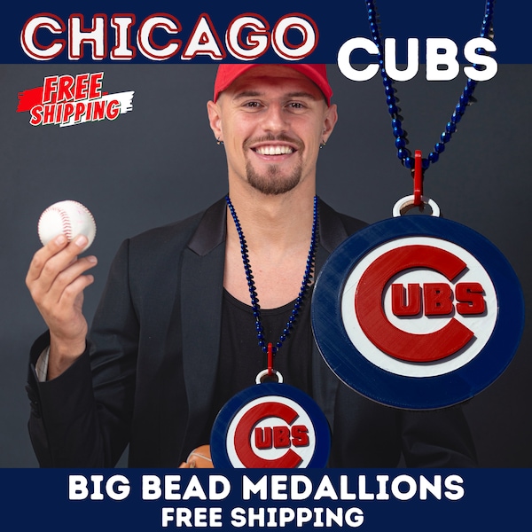 Chicago Cubs Medallion Necklace