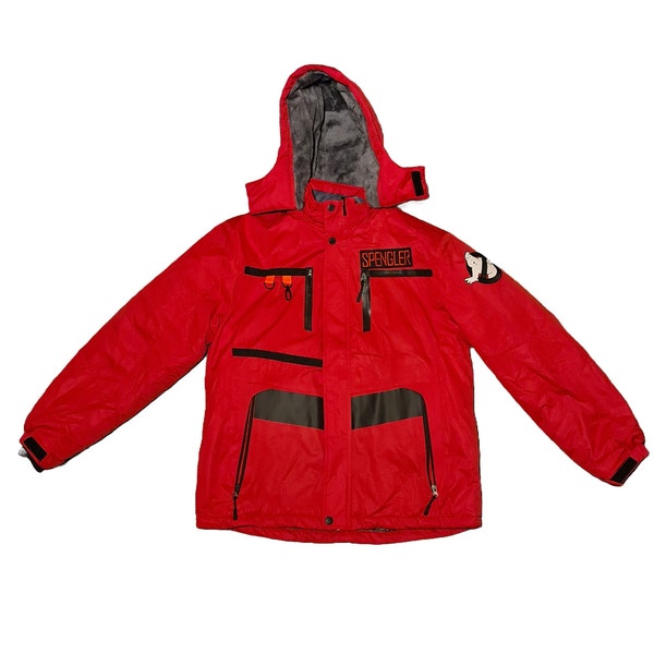 Ghostbusters Frozen Empire Red Parka Jacket