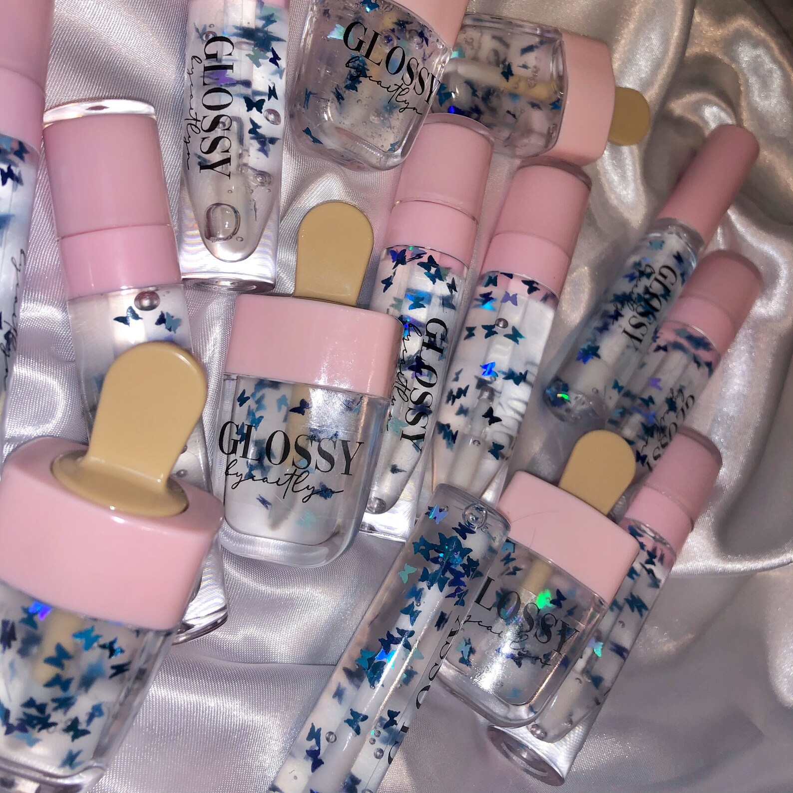 BREEZE peppermint scented butterfly lip gloss Etsy