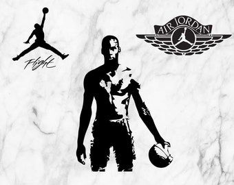 Jordan svg Jordan flight logo Jordan silho