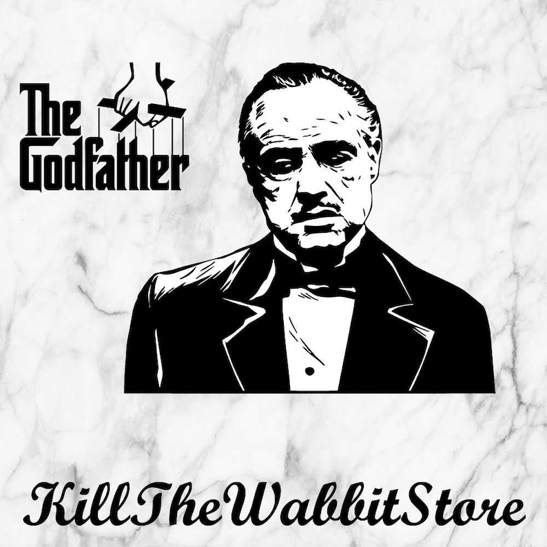 Download The Godfather svg Don Vito svg cricut silhouette The | Etsy