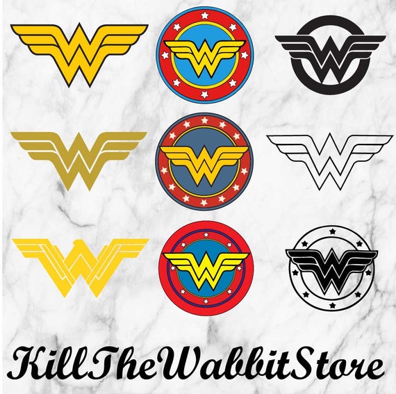 Download Wonderwoman logo SVG Wonder woman sut files Wonder woman dxf | Etsy