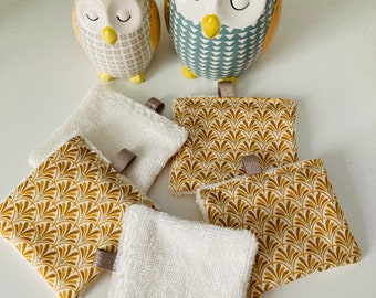 Golden washable makeup remover wipes