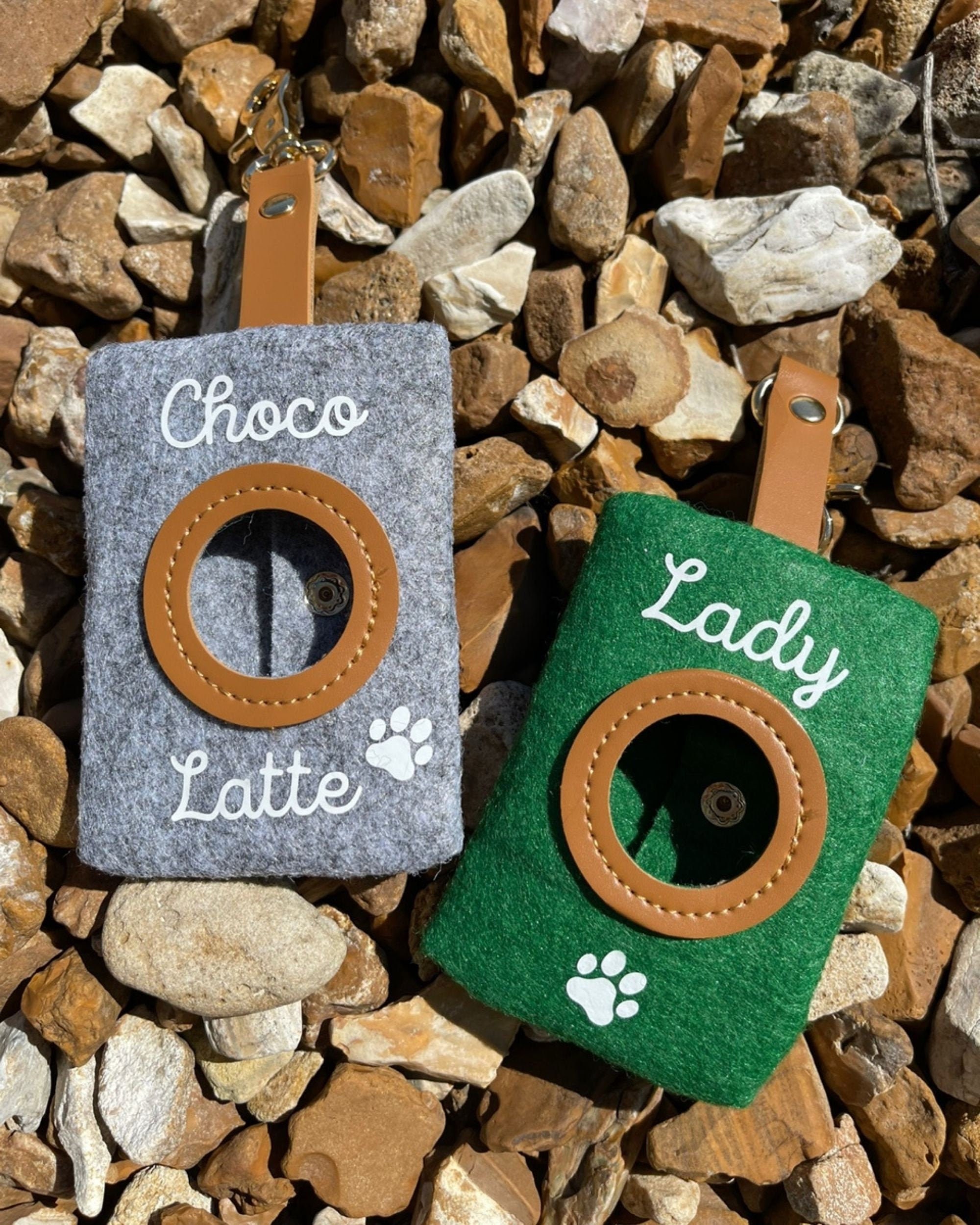 Dog poop bag holder Custom Dog waste bag holder Cute Shape Etsy