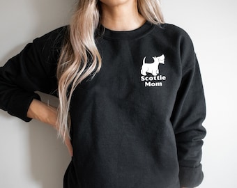 Scottish Terrier Sweatshirt, Scottie Mom Sweater, Dog Mom, Dog Mom sweatshirt, Heavy blend Unisex Sweatshirt, Scottie Sweater