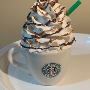 Starbucks faux whip decor mini mug