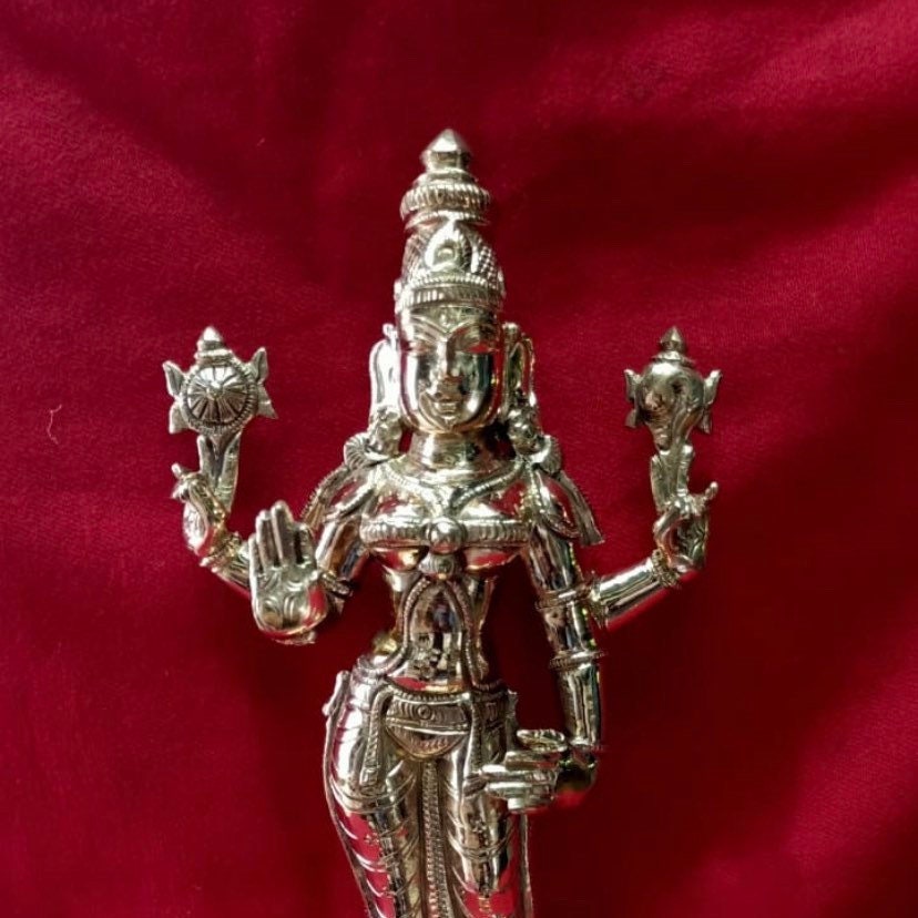 Handmade 10” Panchaloha Durga Idol - Customizable Copper Statue - Etsy