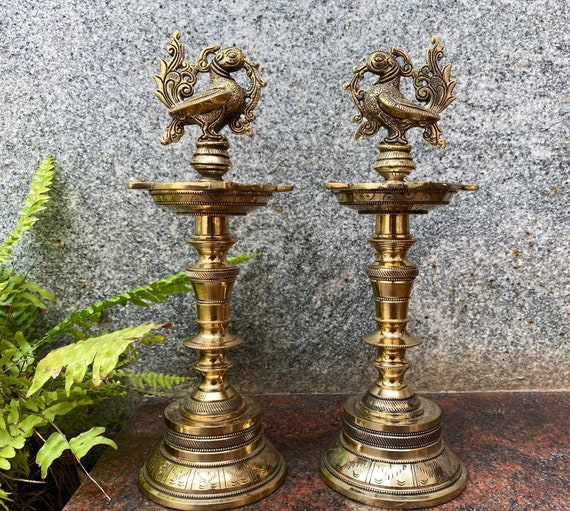 Brass vilakku clearance