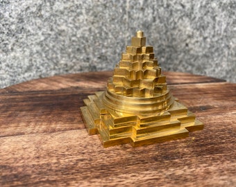 Sri chakra 4” (Pooja Idol, Sculpture, Handmade, Gift, Beautiful, Home Decor, Statue, Deity)